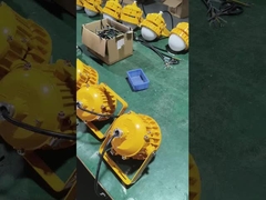 Lampu Sorot LED Tahan Ledakan untuk Lokasi Berbahaya Tambang Kuning Abu-abu