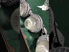 Lampu Tahan Ledakan Atex Kaca Tempered Aluminium untuk Bengkel Pom Bensin