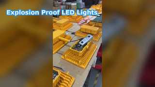 SMD2835/3030 100-110lm/W IP66 LED Pencahayaan Bukti Ledakan untuk Pameran Pabrik dan Area Berbahaya
