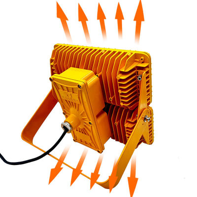 WF2 lampu tahan ledakan portabel untuk ladang minyak batu bara 200W 100W