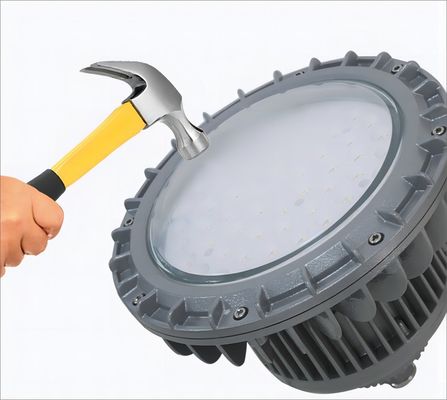 Lampu tahan led 150W/200W dengan perlindungan IP66 dan aluminium die-cast untuk lokasi berbahaya