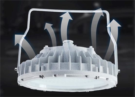 150W Aluminium LED Lampu Proof Led Lampu High Bay dengan IP65 Rating untuk Lokasi Berbahaya