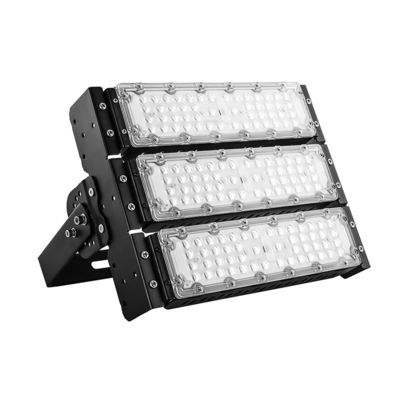 150W IP65 Waterproof LED Modular Flood Light dengan Efisiensi 100lm/w untuk Pencahayaan Luar