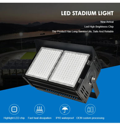 Lampu Sorot Olahraga LED Stadion LED IP65 Tahan Air Dalam Ruangan 6500K