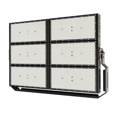 Lampu Sorot LED 1200W IP66 dengan Umur Pakai 50.000 Jam untuk Penerangan Stadion Tiang Tinggi