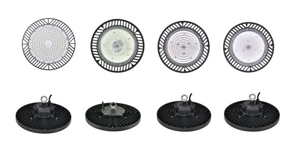 UFO LED High Bay Light IP65 Waterproof dengan SMD 3030 LED dalam 100W / 150W / 200W untuk Gudang dan Pabrik