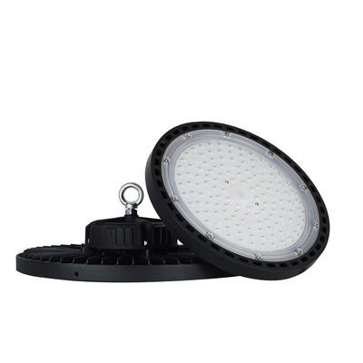 Lampu High Bay UFO Kustom 100W 150W 200W IP65 Tahan Air dengan LED SMD 3030 untuk Gudang dan Pabrik