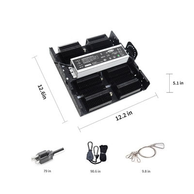 Lampu Tumbuh LED T5 250W Spektrum Penuh dengan Manajemen Termal Pasif untuk Tanaman Dalam Ruangan