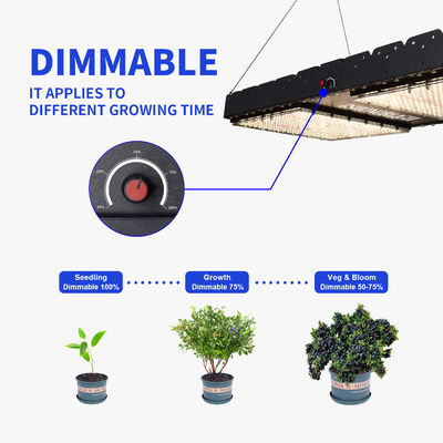 500W Full Spectrum LED Grow Light dengan E27 Base untuk tanaman dalam ruangan dan penggunaan komersial