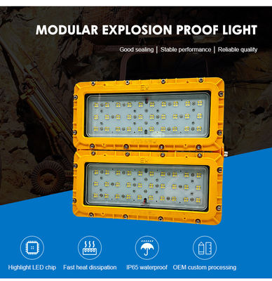 Pencahayaan LED Luar Ruang Industri Badai Buktinya Canopy Dustproof