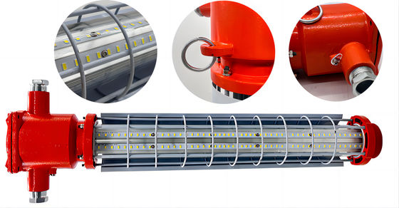 IP65 Exde Mb WF2 Lampu LED Linier Buktinya Led untuk Lokasi Berbahaya