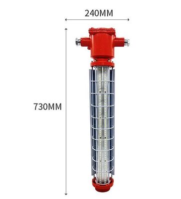 Lampu Strip Anti Ledakan 24W 36W Dipasang di Dinding Untuk Pertambangan