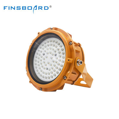 IP66 Waterproof 100W LED Explosion Proof Flood Light dengan sudut sinar 120° untuk lokasi berbahaya