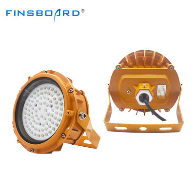 IP66 Waterproof 100W LED Explosion Proof Flood Light dengan sudut sinar 120° untuk lokasi berbahaya