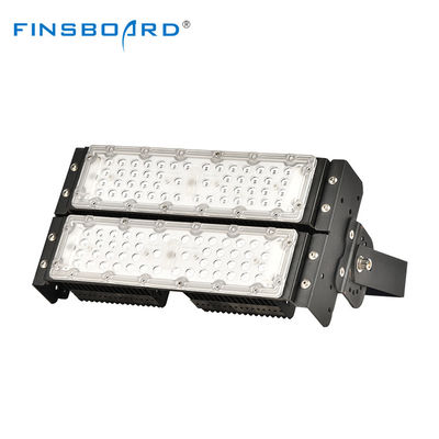 100W IP65 Waterproof LED Modular Flood Light 5000K untuk Pencahayaan Industri Luar Ruang