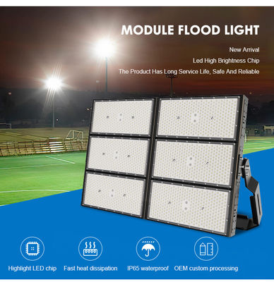 Lampu Sorot Stadion Sepak Bola LED Tahan Ledakan 600W 5000K