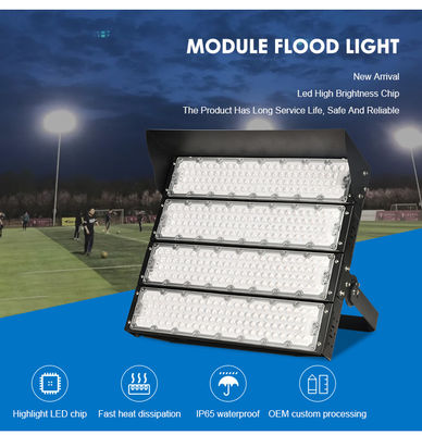 Lampu Stadion LED Tahan Air 1250W IP65 dengan Driver Meanwell untuk Lampu Sorot Lapangan Bola dan Stadion