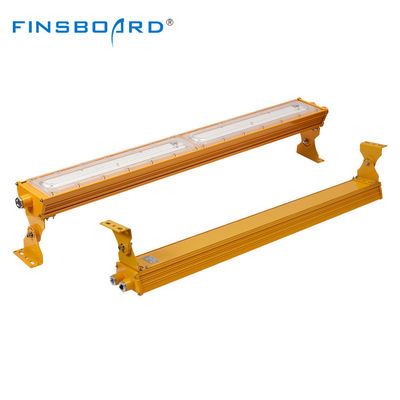 Lampu Linear LED Anti Ledakan 200W dengan Pembuangan Panas Sirip Die-Cast dan Chip LED SMD2835 untuk Lokasi Berbahaya