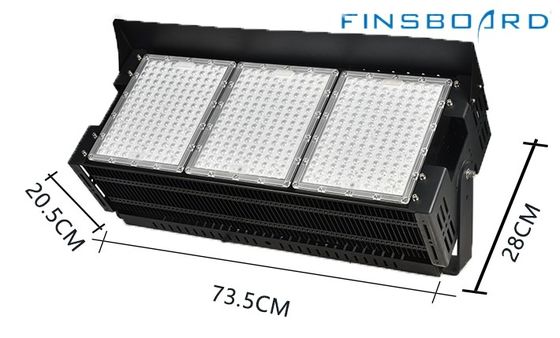 Pencahayaan Stadion LED yang Dapat Diredupkan 6500w Sudut Lensa 45°