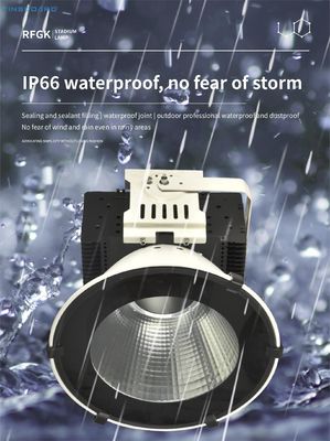 IP65 SMD 3030 Tower Crane Lampu Industrial High Bay Lighting AC85-265V