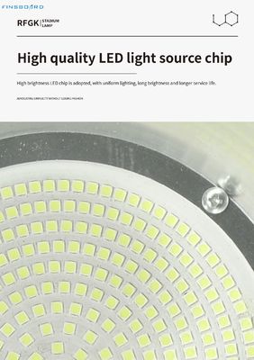 Pencahayaan High Bay Industri LED Hemat Energi Lampu Menara Derek 2700-6500K