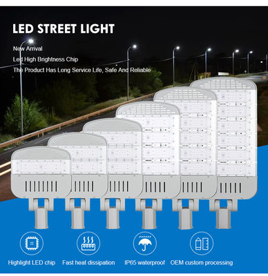 SMD3030 IP65 Waterproof Outdoor Led Street Light Disesuaikan