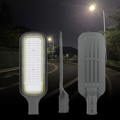 Lampu Jalan LED SMD2835 Tahan Air IP65 Aluminium Die-Casting Luar Ruangan untuk Jalan Raya dan Tempat Parkir