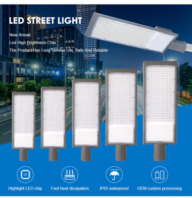 Lampu Jalan Aluminium Die-Casting Tahan Air IP66 Luar Ruangan LED SMD2835