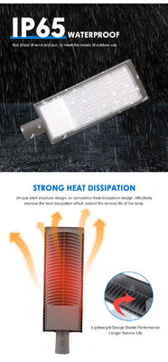 IP66 Waterproof Die-Casting Aluminium LED Street Light dengan SMD2835 LED untuk penggunaan luar ruangan