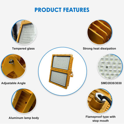 Lampu Penerangan Anti Ledakan 400W dengan Sudut Sinar 120° dan Peringkat Perlindungan IP66