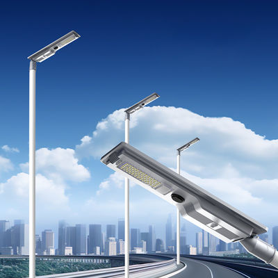 Lampu Jalan Luar Ruangan Tahan Air IP65 Kualitas Bagus SMD Die-casting Aluminium 400w 600w All in One Lampu Jalan Tenaga Surya LED