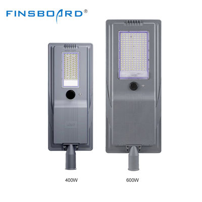 IP65 Waterproof Die-casting Aluminium 400W/600W All-in-One LED Solar Street Light untuk Pencahayaan Jalan Luar Ruang