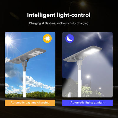 Pencahayaan Jalan Luar IP66 Waterproof StreetLight 400w 600w 800w 1000w 1200w Terintegrasi All in One Led Solar Street Light