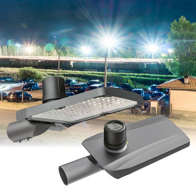Mudah Pemasangan Pengemudi Unik yang Dapat Dipisahkan Ip66 Die-Cast Aluminium 60w 100w 150w 200w Kontrol Cahaya Terintegrasi Lampu Jalan Led