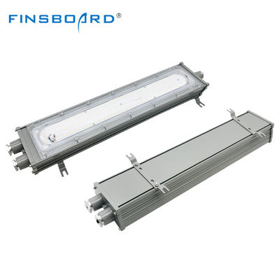 Lampu Linear LED Anti Ledakan IP65 SMD2835 dengan Kaca Tempered Aluminium untuk Lokasi Berbahaya