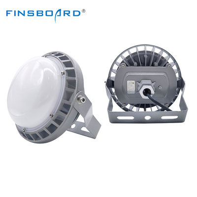 Lampu High Bay Industri Tahan Air IP65 dengan Suhu Warna 5500-6500K dan Konstruksi Aluminium + Kaca Tempered