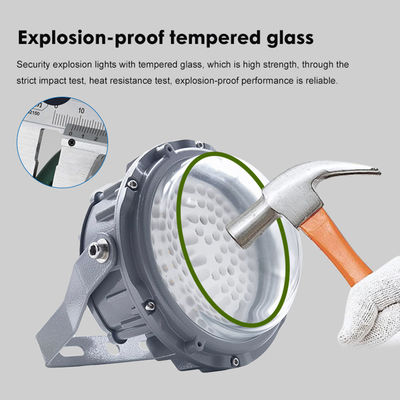 Lampu Linear Tahan Air IP65 Anti Ledakan 50W 100W 150W LED untuk Penerangan Lokasi Berbahaya dengan Aluminium Kaca Tempered