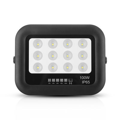 Lampu Sorot Surya Kaca Tempered ABS IP65 Taman Luar Ruangan 100w Lampu Sorot Surya LED