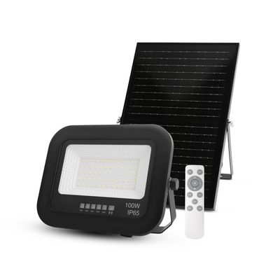 Lampu Halaman Surya Luar Ruangan Lumen Tinggi IP65 Kontrol Aluminium Lampu Sorot Led Surya