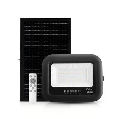 Lampu Halaman Surya Luar Ruangan Lumen Tinggi IP65 Kontrol Aluminium Lampu Sorot Led Surya