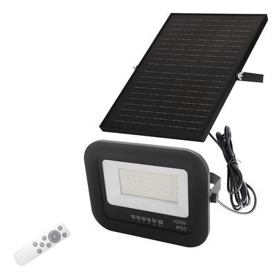 Lampu Halaman Surya Luar Ruangan Lumen Tinggi IP65 Kontrol Aluminium Lampu Sorot Led Surya