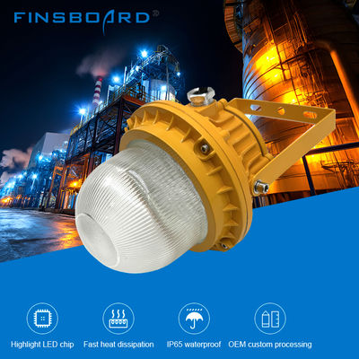 Lampu Anti Ledakan Tahan Air IP65 dengan Rentang Daya 50W-150W dan Kaca Tempered Aluminium untuk Lokasi Berbahaya