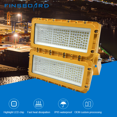 Pabrik Lokakarya Aluminium Tempered Glass LED Lampu Proof Led 150W 300W 600W