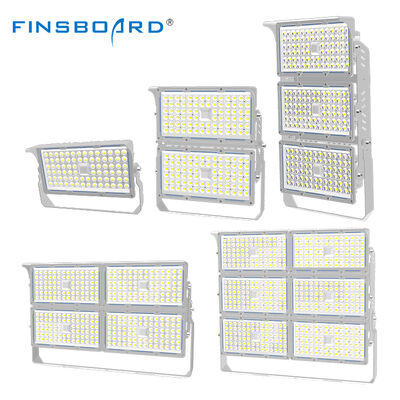Lampu Sorot LED Luar Ruangan Tahan Air Lumen Tinggi Terowongan Stadion Pengadilan