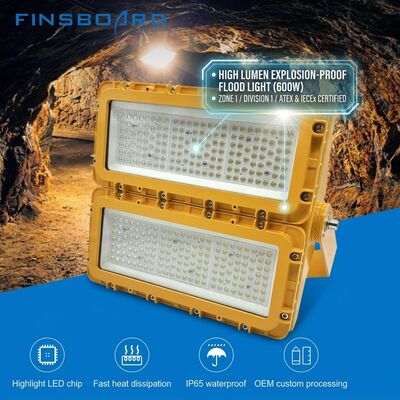 300W Led Lampu Banjir Proof Led Lampu Banjir 36000lm IP67 Perunggu Bebas Aluminium Salt Spray Resistant