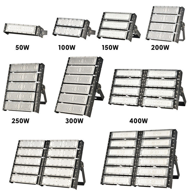 Lampu Sorot LED Modular Luar Ruangan yang Dapat Diredupkan IP66 Tahan Air 50W hingga 600W