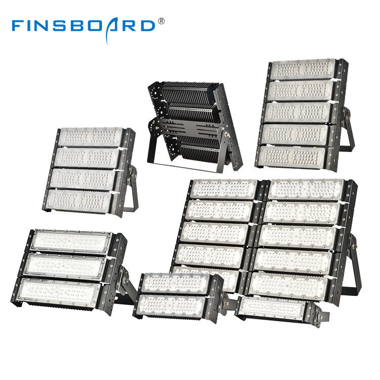 50w-600w Outdoor LED Modular Flood Light IP65 Disesuaikan