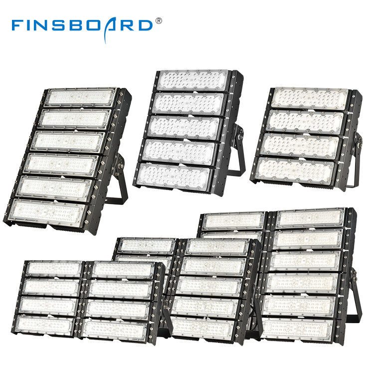 Lampu Sorot Keamanan LED Bertenaga Tinggi IP66 200w 250w 300w 400w 500w 600w Lampu Sorot Tiang Tinggi LED Dengan Perumahan SKD