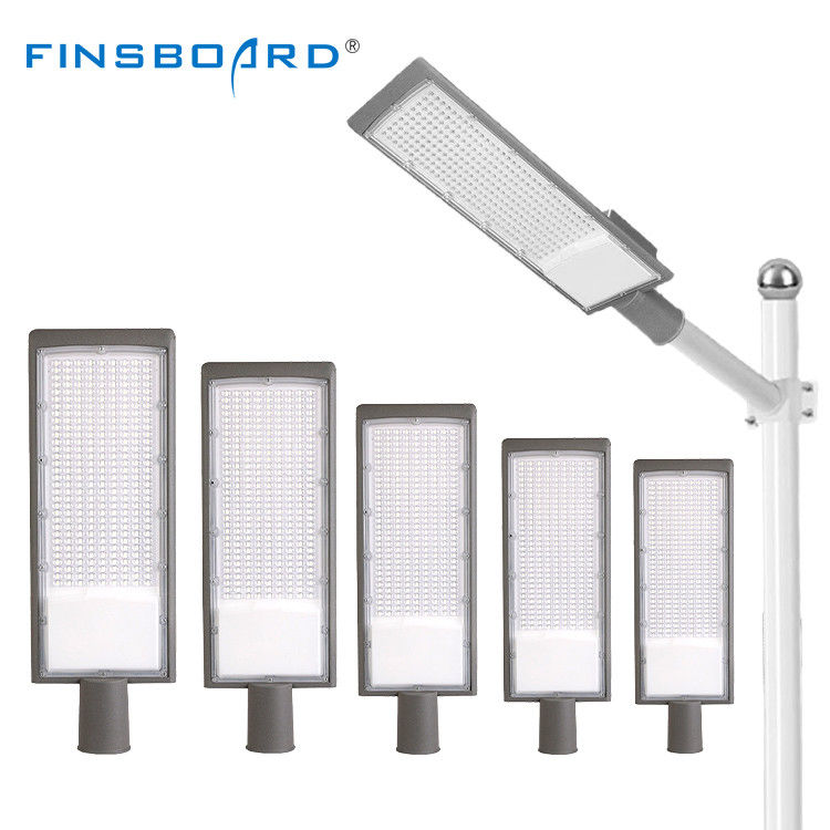 IP66 Waterproof Die-Cast Aluminium LED Street Light dengan suhu warna 3000-6500K untuk pencahayaan jalan raya
