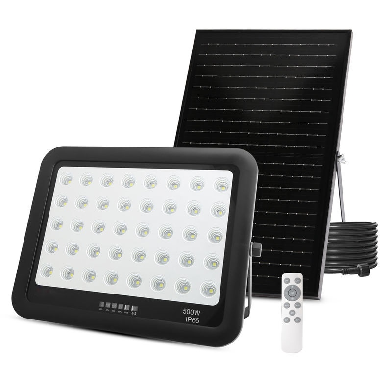 Lampu Sensor Surya LED Baterai IFR 3.2V/ 24AH 500w ABS Solar Led Flood Light